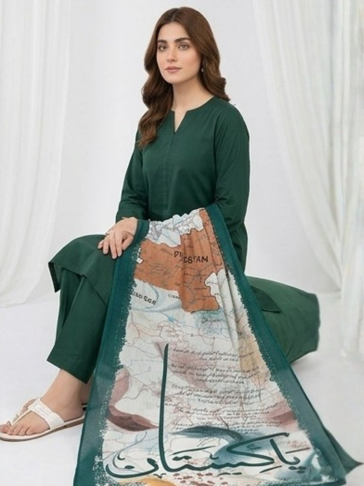 Arz e Pakistan Odhni (White)
