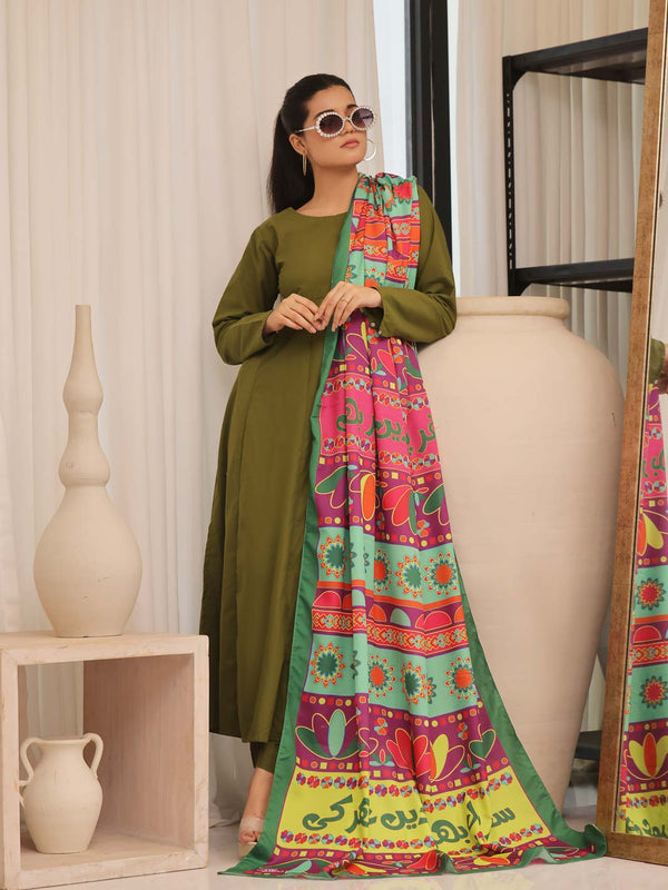 Saqafti Truck Art Silk Dupatta