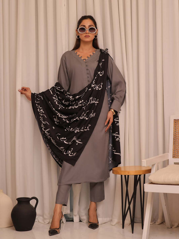 Jahan Silk Dupatta (Black)