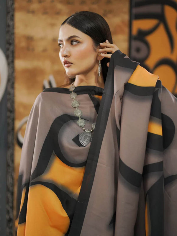Huroof Ki Mehfil Silk Dupatta