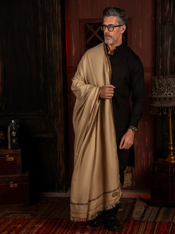 Deewana Shawl | Warm Beige