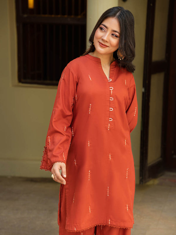 Nafeesa | Co-Ord Set | Rust