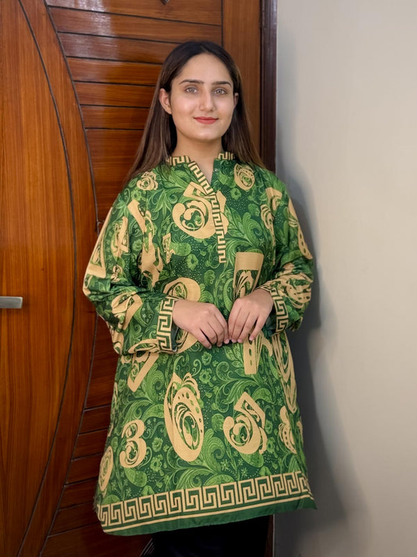 Numerical Shirt-GREENISH