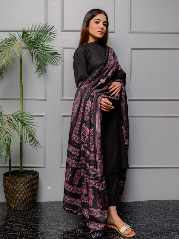 Ajrak Batik Odhni (Red Black)